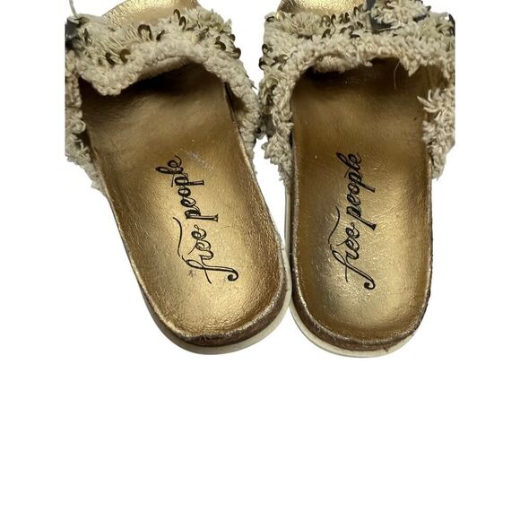 Free People Bali Shaggy Slide Sandals Women's Sz. 39 (US 8.5-9) - Picture 4 of 7
